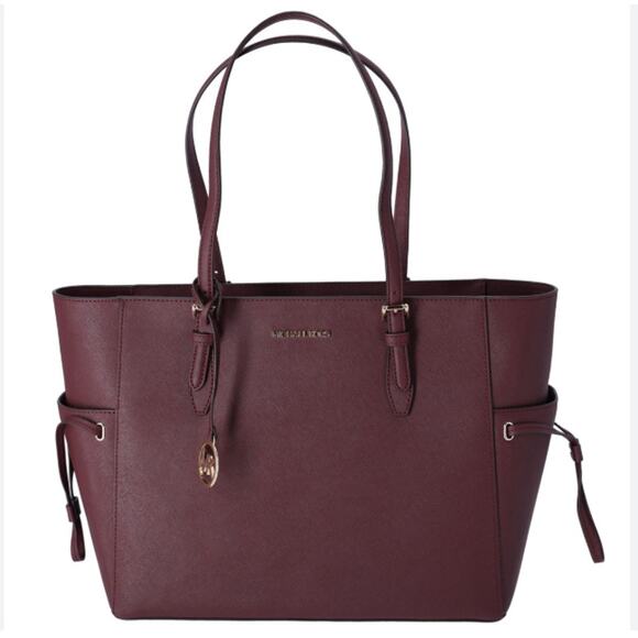 Michael Kors Voyager Tote Laptop Bag in Barolo (Oxblood Reddish Brown) NWT - Picture 1 of 12